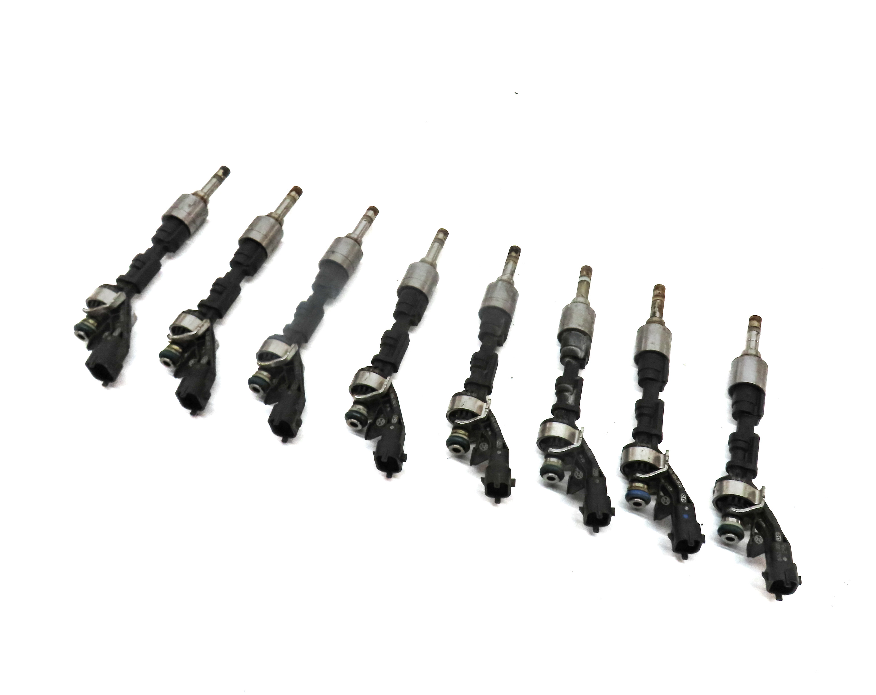 2010-2017 RANGE ROVER SPORT (L320 L322) JAGUAR XF XJ XK 5.0L FUEL INJECTOR SET 8 — exact item pictured